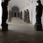 Baroque statues in Kladruby Monastery