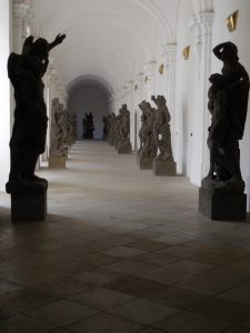 Baroque statues in Kladruby Monastery