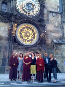 Tibetan buddhist lamas in Prague