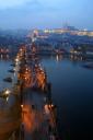 Evening stroll on the Charles Bridge