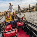 gondola boat trip in Prague