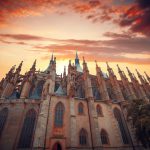 Kutna Hora, Czech Republic. Church of Saint Barbara. UNESCO World Heritage Site