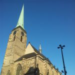 Climb the church tower in Pilsen