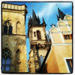 Gothic and Renaissance buildings at the Old Town Square