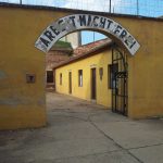 Terezin Concentration Camp - Sign "Arbeit Macht Frei"